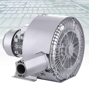 Máy bơm chân không không khí công nghiệp áp lực cao Vòng Blower 1HP một pha đôi giai đoạn cánh quạt bên kênh Blower cho nuôi trồng thủy sản