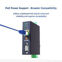Convertisseur Ethernet à double port série entièrement isolé RS485 RS232 vers Ethernet, passerelle de périphérique série Modbus vers Ethernet, serveur HUAIOT E601