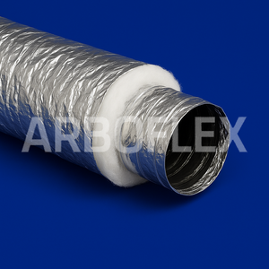 Haute Qualité ARBO Polyester Laine Feuille D'aluminium Fil D'acier Isolé R0.6 R1.0 R1.5 Conduit Flexible CVC Systèmes Pièces Moderne - Product Image 1