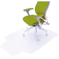 Estera de silla de oficina resistente a arañazos, transparente, 36x48 pulgadas, pvc - 90x120