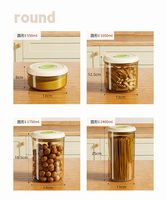 Contenants de Conservation Alimentaire Sous Vide en Plastique PP Écologique NFS à Ouverture Facile avec Couvercles Rabattables – Design Classique pour la Cuisine