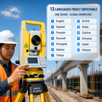 Alat Ukur Presisi Tinggi SOUTH NTS-362R10G Laris Manis 2026, Instrumen Survei Total Station Teknik Sipil SGS Ai