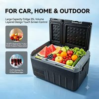 Réfrigérateurs OEM 25L 35L Mini Congélateur Prix Usine Réfrigérateur de Camping 12V 24V 220V Réfrigérateur Portable pour Voiture et Camping-Car Extérieur