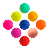Couleur personnalisée uréthane brillant/mat longue distance Surlyn balles de golf de tournoi colorées emmêlées
