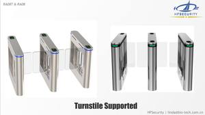 حاجز حائط حديدي من HFSecurity A10 للمدارس والمصانع والمطارات والمكاتب مضاد للماء وبطرق للتعريف المدمجة - Product Image 6