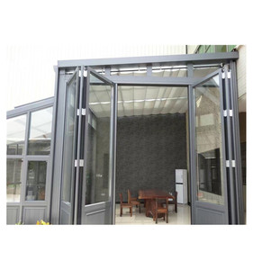 JBD en gros insonorisé <span class=keywords><strong>accordéon</strong></span> bi pli pliant <span class=keywords><strong>fenêtre</strong></span> et <span class=keywords><strong>porte</strong></span> en bois coulissante pli fenêtres et portes en aluminium - Product Image 5
