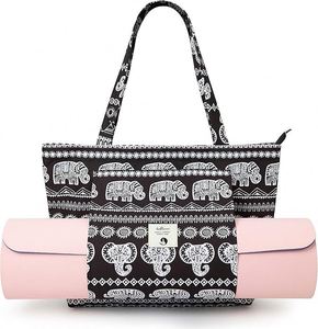 Bolsa de yoga multiusos plegable, de poliéster, para viaje, con soporte para tapete de yoga, muy vendida. - Product Image 3