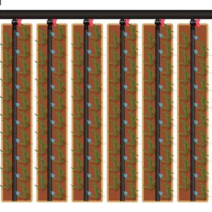 Un Hecter 1 acre Kit complet système d'irrigation goutte <span class=keywords><strong>à</strong></span> goutte pour <span class=keywords><strong>l</strong></span>'ail champ agricole oignon goutte <span class=keywords><strong>à</strong></span> goutte ruban 16mm - Product Image 6