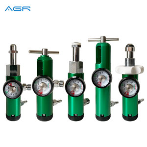 15lpm oxy y tế điều chỉnh cho xi lanh Thiết bị thở y tế cga870 dics điều chỉnh màu xanh lá cây - Product Image 2