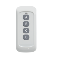 Télécommande sans fil RF 433 MHz à code d'apprentissage, 1/2/3/4/6 boutons, télécommande 12 V pour porte de garage