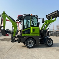 YGZG Backhoe Loader dengan Kontrol Penggalian yang Lancar untuk Pembersihan Saluran Irigasi Pertanian, Drainase Pertanian, dan Pemulihan Lahan