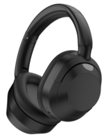 Headphone Lipat HiFi Bass Dalam Peredam Kebisingan Handsfree Over Ear Headset 50 Jam Waktu Putar untuk Perjalanan