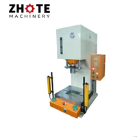 Prensa hidráulica de 15 toneladas tipo C de cuatro columnas y tres vigas con control servo PLC, carrera ajustable, multifunción, para cuero y motor.