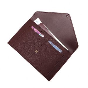 Funda de Pasaporte de Lujo HR, Compacta, de Cuero PU, con Espacio para Tarjetas, Cartera de Viaje para Pasaporte, Ideal para Regalos - Product Image 4