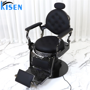 Sillón de Barbero Hidráulico Giratorio Invertible KISEN para Peluquería al por Mayor - Product Image 2