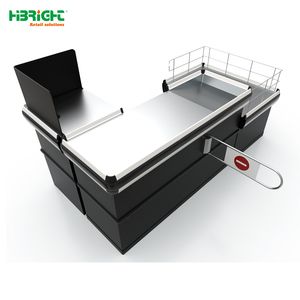 Highbright HBE-CC-223 High Quality Durable Modern Design Fashionable Appearance High Definition Screen Checkout <b>Counter</b> 2440mm - Product Image 2