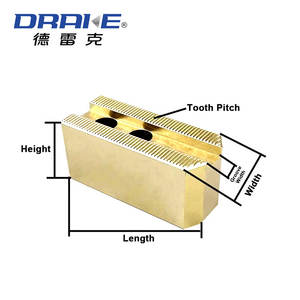 Mâchoire souple en cuivre DRAKE, vente chaude en Chine, mandrin à puissance en acier, mâchoires de <span class=keywords><strong>tournage</strong></span> à griffes souples, mandrin hydraulique, mâchoire souple en cuivre - Product Image 3