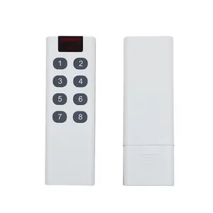 Universal RF 433MHz Wireless Learning Code Digital Remote Control Transmitter for Switch 1/2/3/4/6/8/10 Button 2262/EV1527