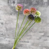 Fleur artificielle en forme d'oignon à tige unique, verdure décorative pour mariages, hôtels, décoration intérieure et aménagement paysager extérieur