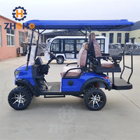 Voiturette de golf 4 places haute performance 4KW la plus vendue pour usage sur parcours de golf, personnalisable