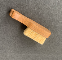 Brosse à poils longs et collants Pig Mane pour nettoyage de roches, DIY OEM, manche en bois confortable, design ergonomique, escalade, bouldering
