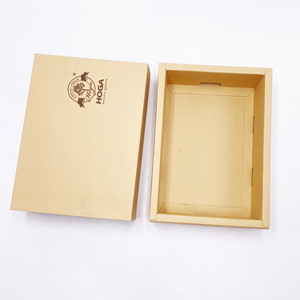 Caja de embalaje para almacenamiento de alimentos, contenedor para aperitivos y patatas fritas de papel Kraft impreso personalizado - Product Image 1