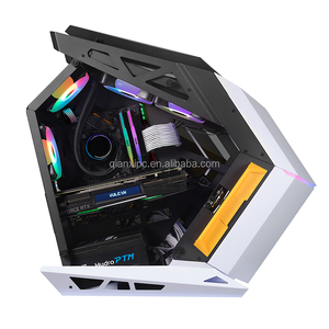 Máy tính tiên tiến hộp atx trường hợp tấm nhựa máy tính để bàn trường hợp chứng khoán <span class=keywords><strong>oem</strong></span> odm đặc biệt hình cấu trúc chơi game trường hợp - Product Image 2