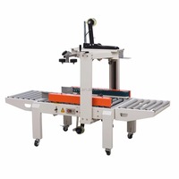Scelleuse de cartons électrique automatique CE certifiée FXC5050 avec bande adhésive latérale pour emballage de produits chimiques et textiles