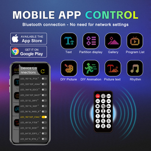 32*192pius App <span class=keywords><strong>LED</strong></span>-MaTrix-Panels 145x28cm đường cong linh hoạt <span class=keywords><strong>LED</strong></span> hiển thị 57.08x11.02 "linh hoạt rollable <span class=keywords><strong>LED</strong></span> hiển thị cho cửa sổ ADV - Product Image 3