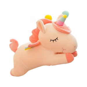 Factory Wholesale Cute Unicorn Doll <strong>Rainbow</strong> Horse Plush Toy Girl Birthday Gift Clip Leg Doll Unicorn Plush <strong>Pillow</strong> - Product Image 2