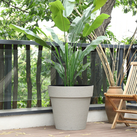 Grand pot pour plantes plastique épaissi grande taille plantes vertes jardinières extérieur rue arbre Pot boîte géant rond jardinière