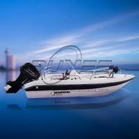 Petit Mini Yacht de Luxe 4 Places 360 en Fibre de Verre 3,6m Yacht de Sport Bateau de Pêche pour Lac, Rivière et Offshore