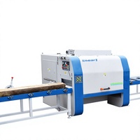 Scie à onglet entièrement automatique Delixiang pour la coupe de bois carré/planche - Machine à travailler le bois 4141kW 380V Robuste Garantie 4 ans