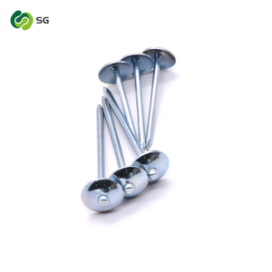 Clous de toiture galvanisés personnalisés de 2,0 mm à 4,0 mm à tête parapluie pour la <span class=keywords><strong>fixation</strong></span> de tôles ondulées - Product Image 2