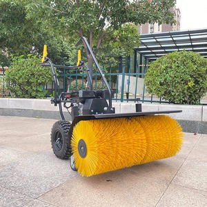 Máquina Quitanieves Pequeña de Empuje Manual a Gasolina, Cepillo Rodante para Barrido de Nieve en Carreteras y Caminos, para Uso Municipal y Ambiental - Product Image 2