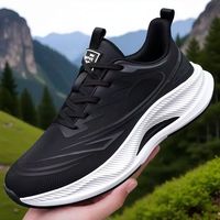 Nouvelles chaussures de sport pour hommes toutes saisons, à lacets, tendance, décontractées, semelles souples, amortissantes, antidérapantes, respirantes, en mesh EVA