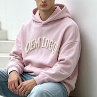 Produsen Hoodie Pria Ukuran Besar Kualitas Tinggi Berbagai Model dengan Cetak Puff dan Cetak Busa