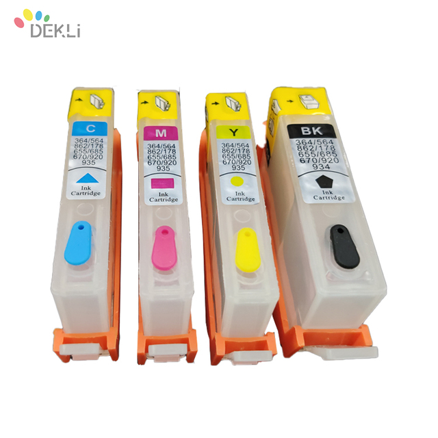 For HP655 HP 655 Ink Cartridge for HP DeskJet 3525 Refill Ink Cartridge with Auto Reset Chip