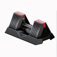 Zoshine Équipement de musculation de haute qualité pour la salle de sport, haltères réglables portables unisexes de 3 kg à 16 kg pour la musculation à domicile