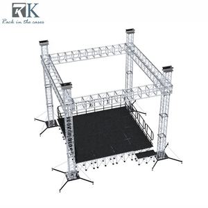 โครงสร้างโครงถักอลูมิเนียมขนาด 290x290 มม. สำหรับงานอีเว้นท์ แสงสีเสียง ใช้ได้ทั้งภายในและภายนอกอาคาร เหมาะสำหรับเวทีคอนเสิร์ต งานดีเจ - Product Image 1