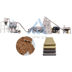 PE <span class=keywords><strong>WPC</strong></span> hạt ngũ cốc làm cho máy PE PP gỗ nhựa compounding pelletizing <span class=keywords><strong>WPC</strong></span> đùn dây chuyền sản xuất - Product Image 1