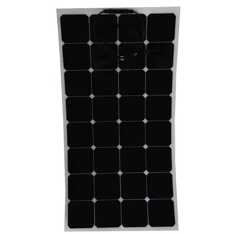 Léger Sel étanche SunPower cellules 110w panneau solaire Semi-flexible pour bateau de PLAISANCE de charge de voiture