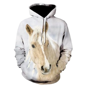 <span class=keywords><strong>Felpa</strong></span> all'ingrosso Fitspi da uomo donna 3D <span class=keywords><strong>marrone</strong></span> cavallo modello animale Pullover Unisex Casual <span class=keywords><strong>oversize</strong></span> felpe con cappuccio - Product Image 1