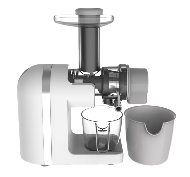 BPA FREE Electric/Manual Stainless Steel Masticating Slow Cold Press Juicer with Big Mouth Design