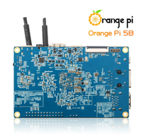 Oranye Pi 5B 4GB 8GB 16GB EMMC Rockchip RK3588S Dual band On board WIFI BT Gigabit Lan Port Mini PC satu papan komputer