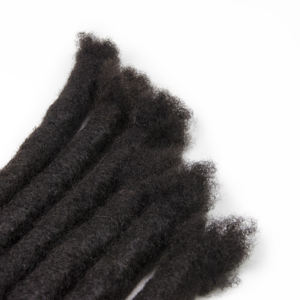 [Jiffy/Hohodreads] Extensions de dreadlocks préfabriquées en cheveux humains naturels afro crépus, grande taille 3 et 4 cm - Product Image 5