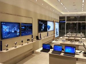 Table d'affichage pour ordinateur portable |   Design d'intérieur de <span class=keywords><strong>magasin</strong></span> d'ordinateurs portables |   Vitrine pour téléphones portables - Product Image 2