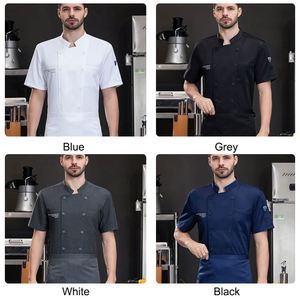 Uniformes de style italien Teppanyaki, Kimono, acceptant les commandes à faible MOQ, couleur personnalisée, uniforme de chef avec 6 sacs et pantalon - Product Image 3
