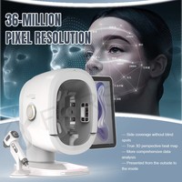 Analyseur de peau K33 à 3 caméras, analyse du cuir chevelu, machine 3D, scanner facial IA, scanner complet du visage pour l'acné, analyseur cutané