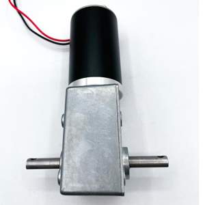 gleichstrommotor hohes drehmoment doppelwellen-getriebe wurmgetriebemotor 12 v - Product Image 1
